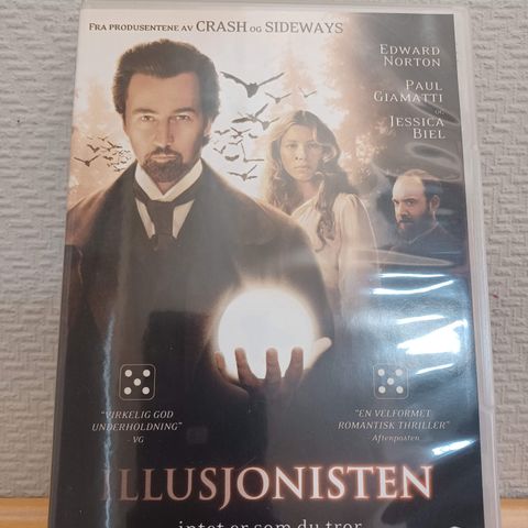 Illusjonisten - Fantasy / Drama / Thriller / Romantikk (DVD) –  3 filmer for 2