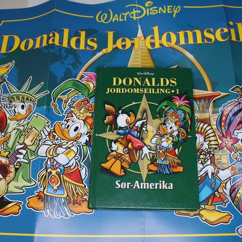 Donalds Jordomseiling nr. 1,  innbundet m/plakat