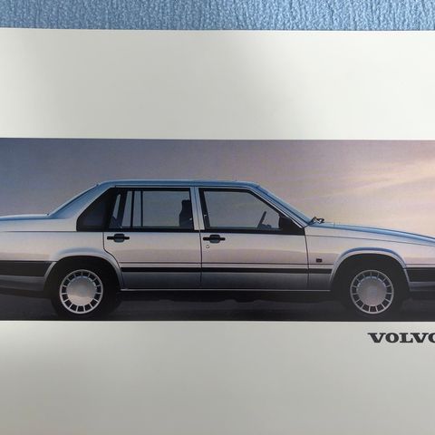 Bilbrosjyre av Volvo 940 1992 modeller