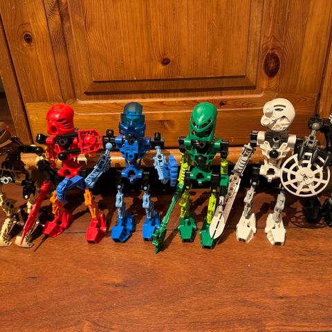 Lego BIONICLE Alle 6 Orginale Toa