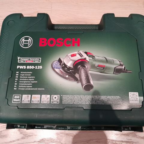 Bosch PWS 850-125 Vinkelsliper