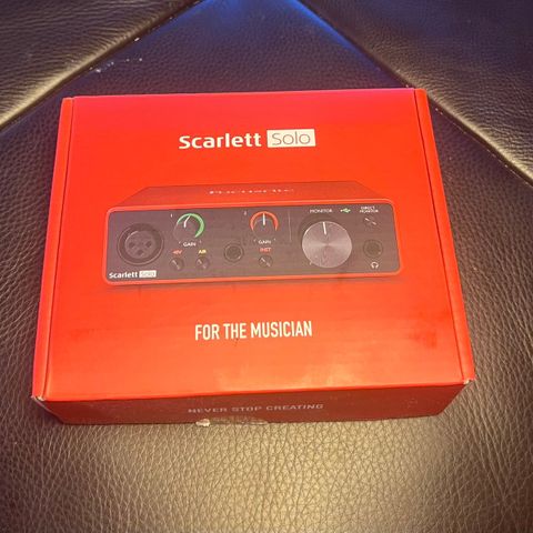 Focusrite Scarlett solo 3rd Gen