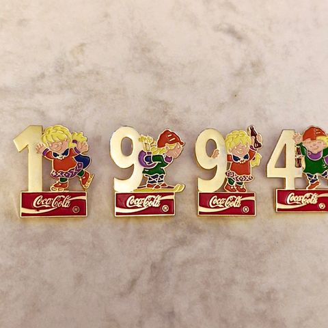 Pins: Coca-Cola Kristin og Håkon 1994