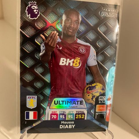 Moussa Diaby - Panini Premier League 2023/24 Ultimate Magic Touch fotballkort