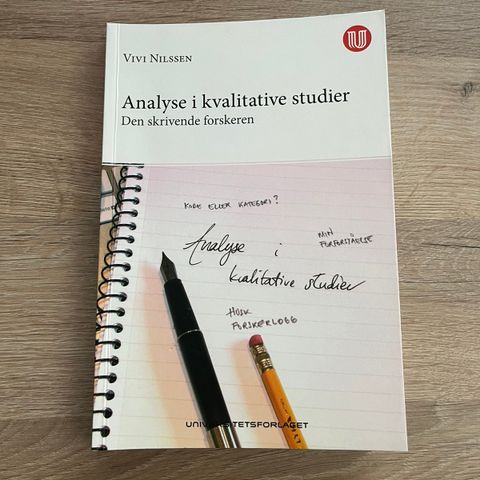 Analyse i kvalitative studier - Vivi Nilssen