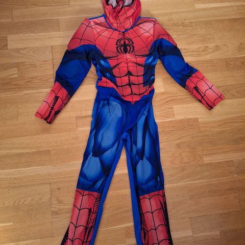 Spiderman kostyme - størrelse 128