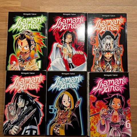 Shaman King manga bøker