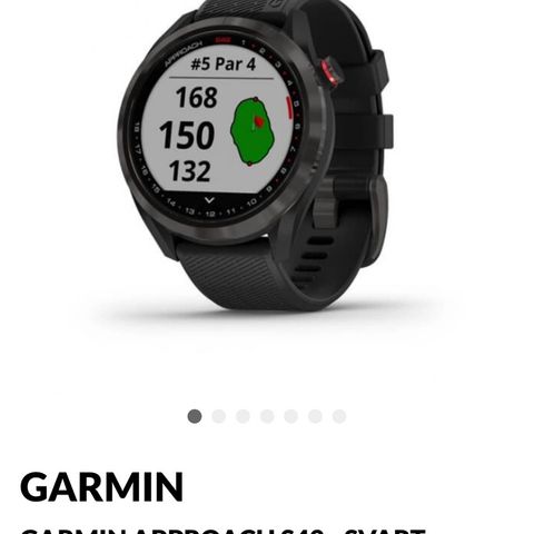 GARMIN APPROACH S42 - SVART