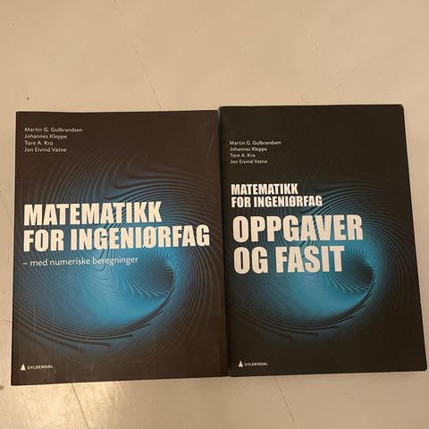 Matematikk for ingeniørfag + oppgaver og fasit