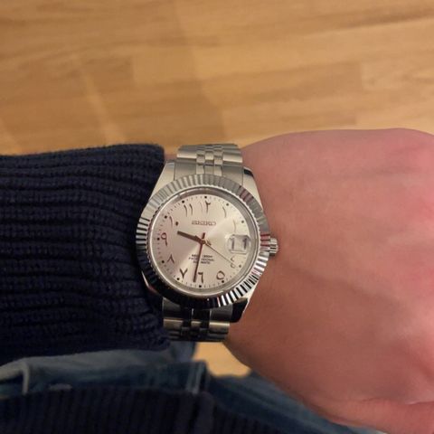 Seiko "Silver Arabic" mod