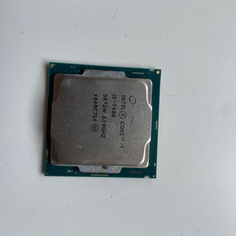 cpu I5-7400