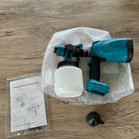 Sprøytepistol Advanced Spray passer med 18V-makita batteri