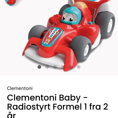 Radiostyrt racerbil fra Clementoni