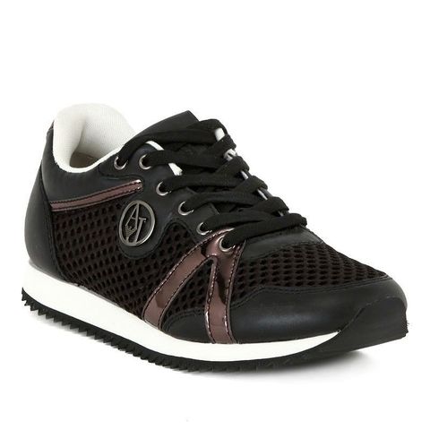 GIORGIO ARMANI SNEAKER svart, str 39