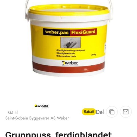 Weber grunnpuss FlexiGuard