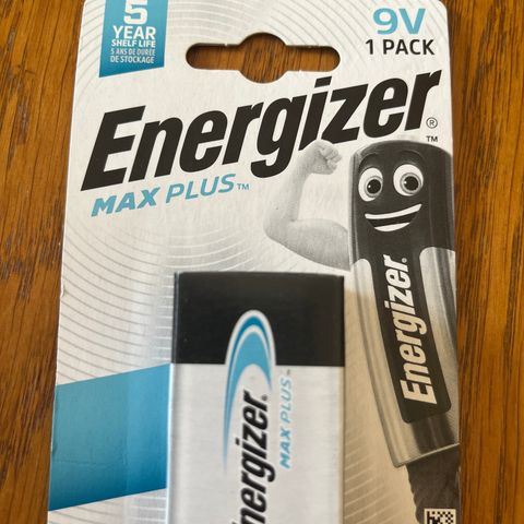 9 Volts batterier fra Energizer