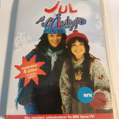 Jul på Månetoppen DVD (4 DVDer) Alle episoder - Julekalender - Meget fin!