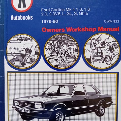 Ford Cortina Mk4 (Taunus) 1976-80 Autobooks Workshop Manual