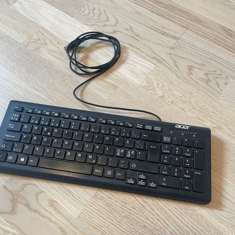 Acer tastatur – pent brukt