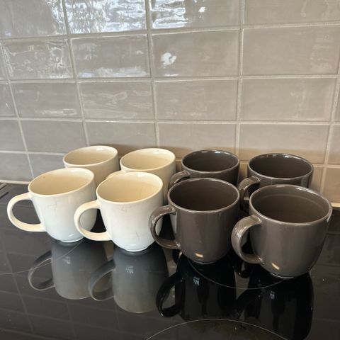 8 ikea kaffekopper gis bort!