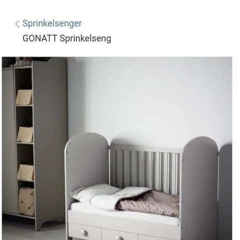 Gonatt sprinkel/junior seng