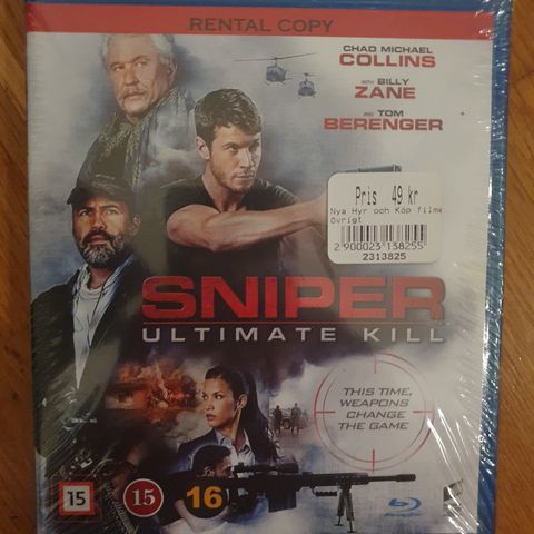 SNIPER Ultimate kill (2017) Tidligere leie film I PLAST