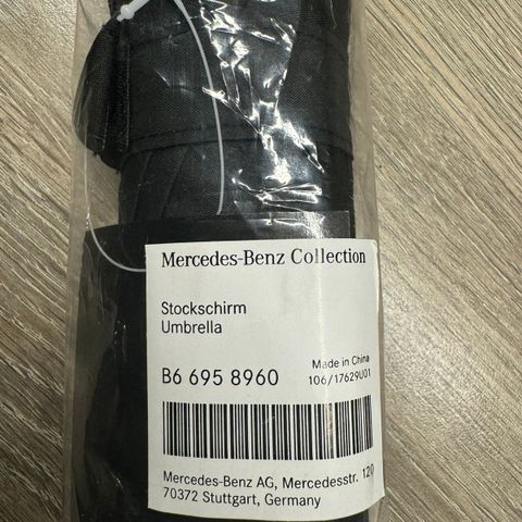 Paraply fra Mercedes-Benz Collection - ubrukt