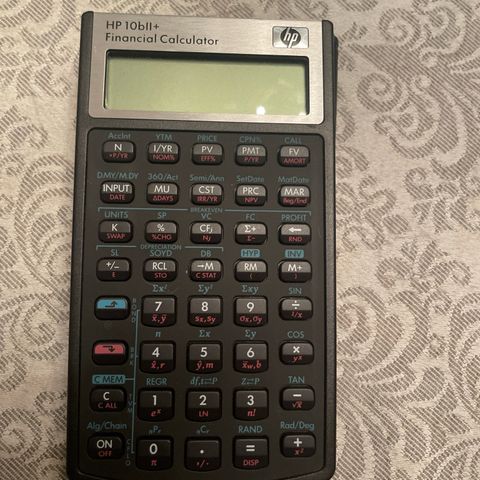 HP 10bll+ Financial Calculator