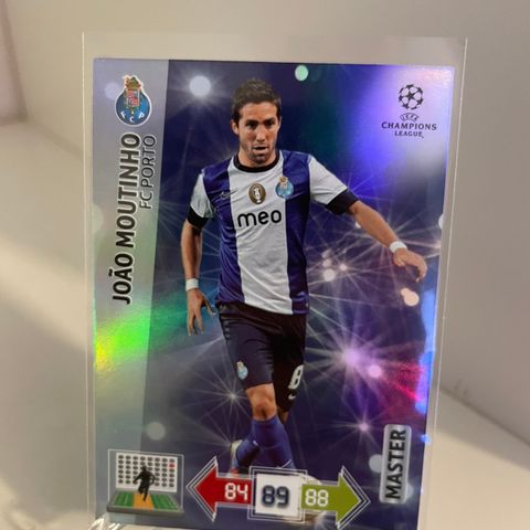 Joao Moutinho - Panini Champions League 2012 Master fotballkort