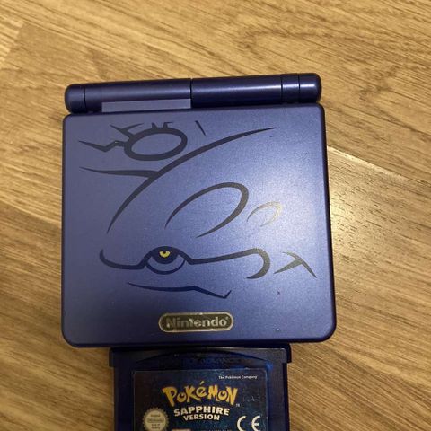 Sjelden utgave kyogre sp gameboy + sapphire spill