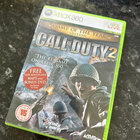 Call of Duty 2 Game of the year edition til Xbox 360