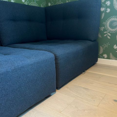 Utrolig behagelig lounge/TV-sofa - mørk blå