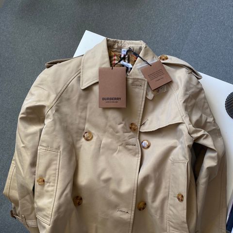 Kort burberry trench