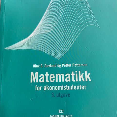 Matematikk for økonomistudenter