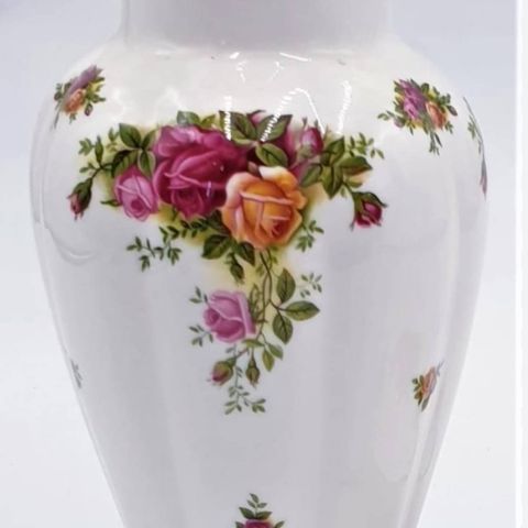 🌹 Vase Royal  Albert Country Old Rose