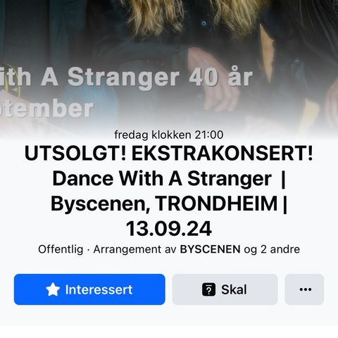 Dance with a stranger Byscenen Trondheim