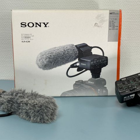 Sony XLR-K2M Adapter Kit med Mikrofon