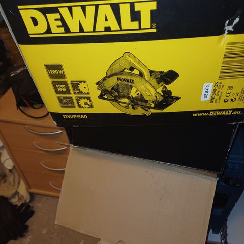 Dewalt sirkelsag på ledning