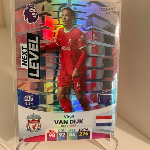 Virgil Van Dijk - Panini Premier League 2023/24 Next Level fotballkort