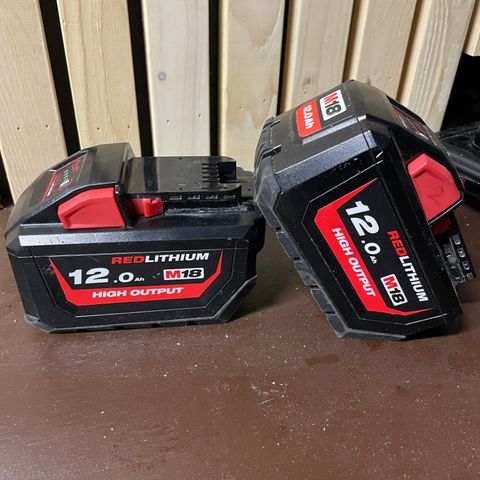 Milwaukee 12Ah High Output batteri