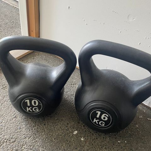 Kettlebells 10 og 16kg