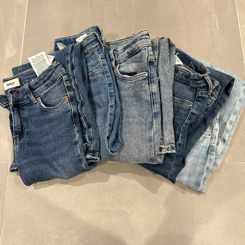 5x jeans jente str 140