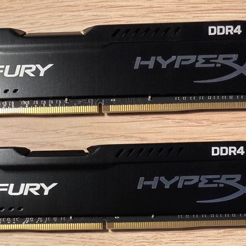 16GB DDR4 HyperX Fury RAM 2666Mhz CL15 (2x8GB)