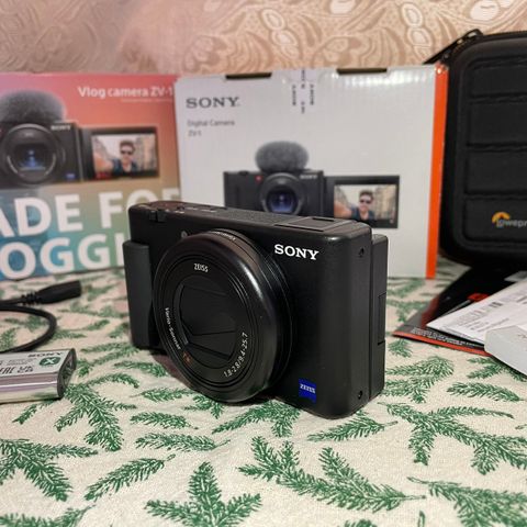 Sony ZV1 vlogging kamera Sony ZV-1 digitaltkamera Som Ny 20megapiksler