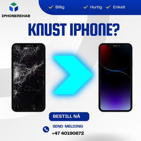 Knust iPhone 11? Mobilreparasjon! Enkel og billig løsning!