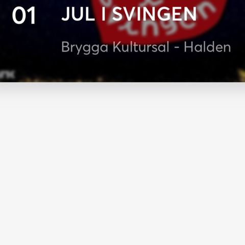 4 billetter til Jul i svingen i Bryggas kultursal