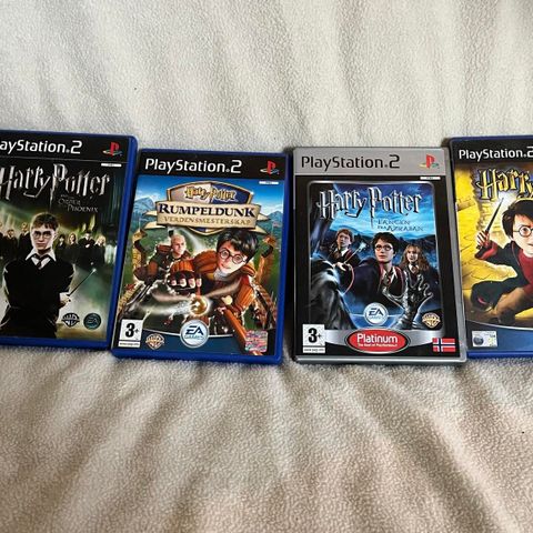 Harry potter ps2 spill selges samlet