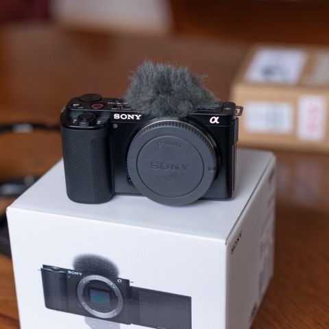 Sony ZV-E10 Hus + tilleggsutstyr