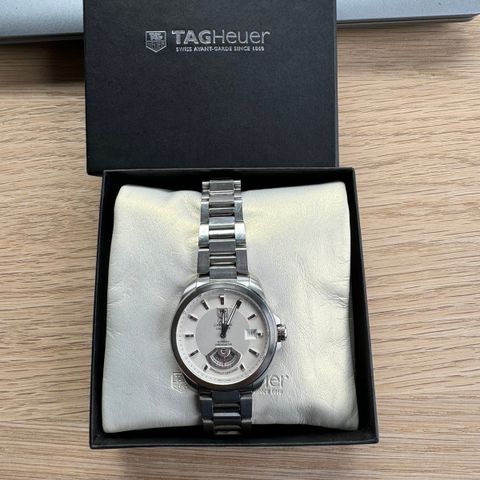 TAG Heuer Grand Carrera Calibre 6RS Automatic Hvit/Stål Ø40.2 mm