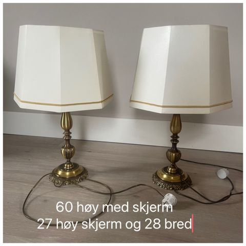 2 borlamper selges samlet